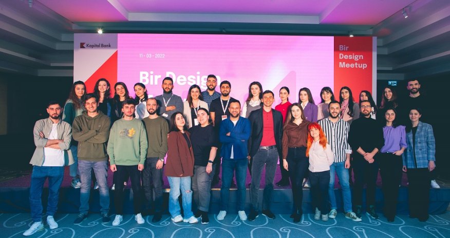 Для сотрудников Kapital Bank состоялось мероприятие Bir Design Meetup