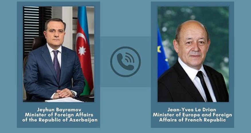 Ceyhun Bayramov fransalı həmkarı ilə 5 baza prinsipindən danışdı