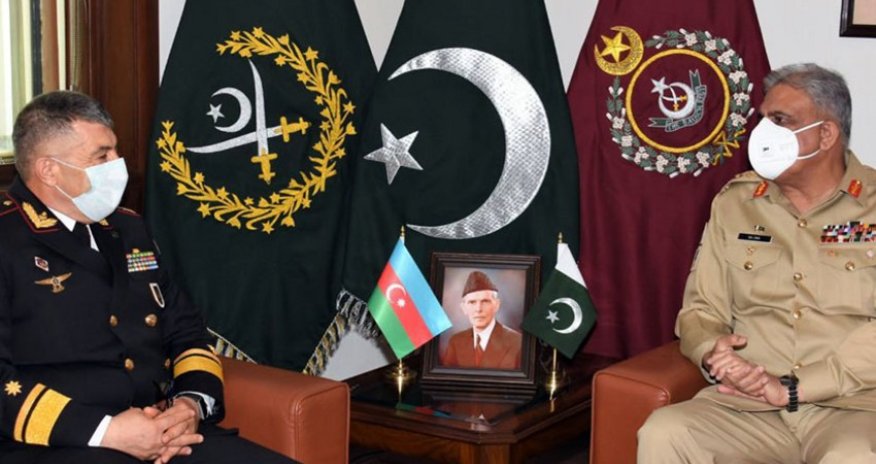 Nazir Pakistanın Quru Qoşunlarının komandanı ilə görüşüb