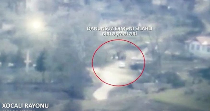 Ermənilərin Xocalının Pirlər kəndində təxribata cəhdi belə görüntüləndi -VIDEO