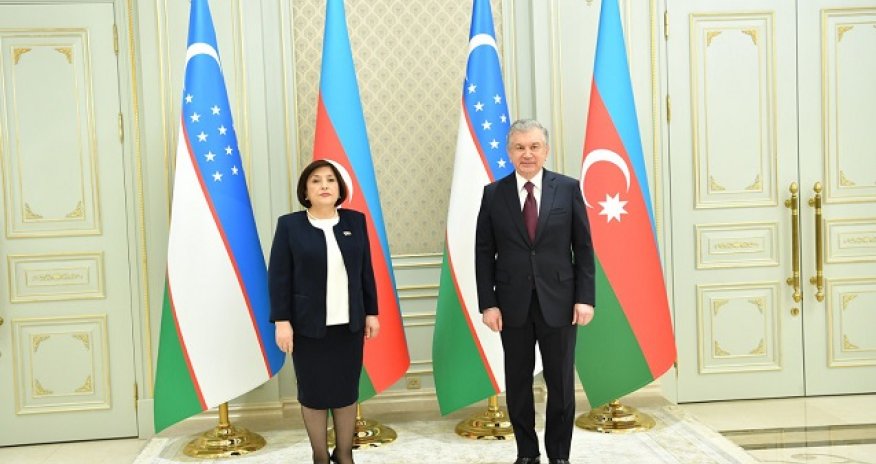 Özbəkistan Prezidenti Sahibə Qafarovanı qəbul etdi