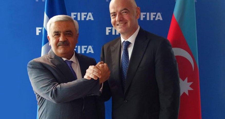 FIFA prezidenti Rövnəq Abdullayevə təşəkkür edib