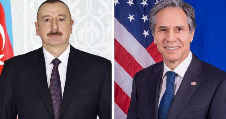 Blinken calls Ilham Aliyev