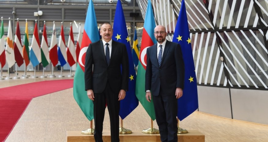 İlham Əliyevin Şarl Mişellə görüşü bitdi - YENİLƏNİB