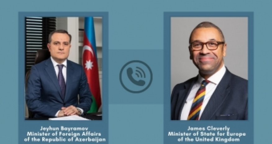 Ceyhun Bayramov və britaniyalı həmkarı Brüssel görüşünün nəticələrini müzakirə ediblər