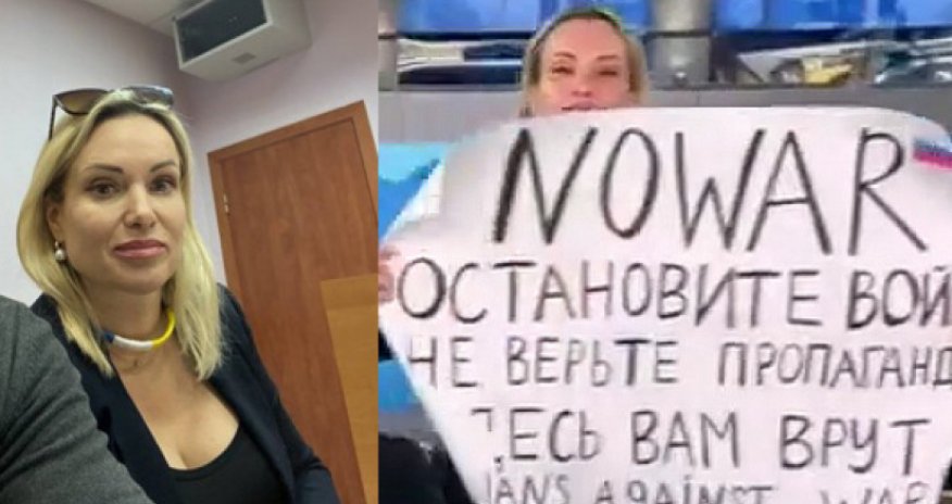 Marina Ovsyannikova alman mətbuatında işə başladı