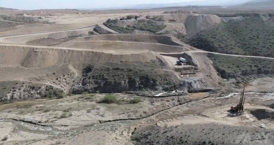 Talış-Tapqaraqoyunlu yolunun inşasına start verildi - VİDEO