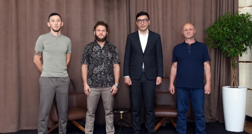 Fərid Qayıbov Rafael Fiziyevi qəbul edib