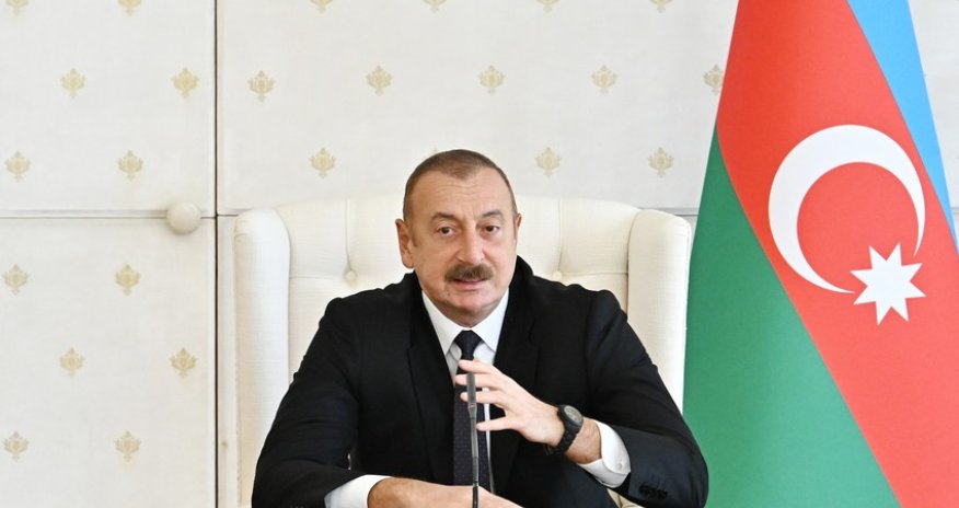 Azerbaijani president calls for clarification of corridor issue with exclave via Armenia