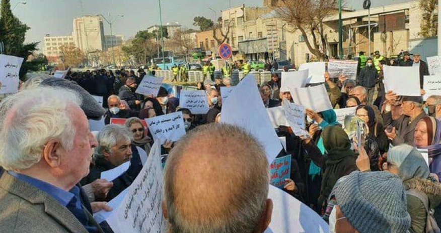 Təbrizli təqaüdçülər aksiyalarını davam etdirir