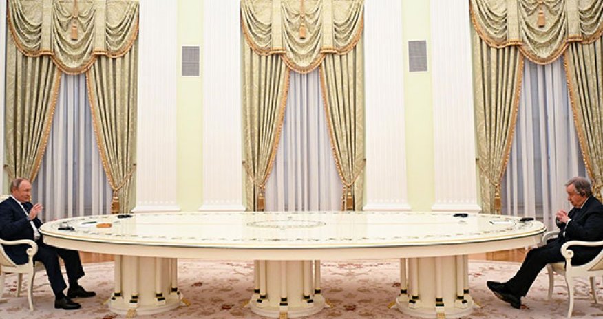 Antonio ilə Putinin görüşü başa çatıb