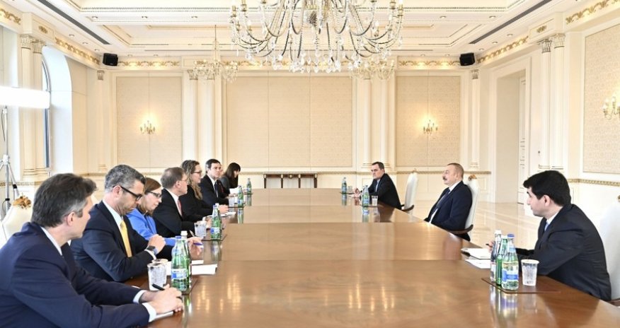 Prezident İlham Əliyev ABŞ Dövlət katibi köməkçisinin müavinini qəbul edib