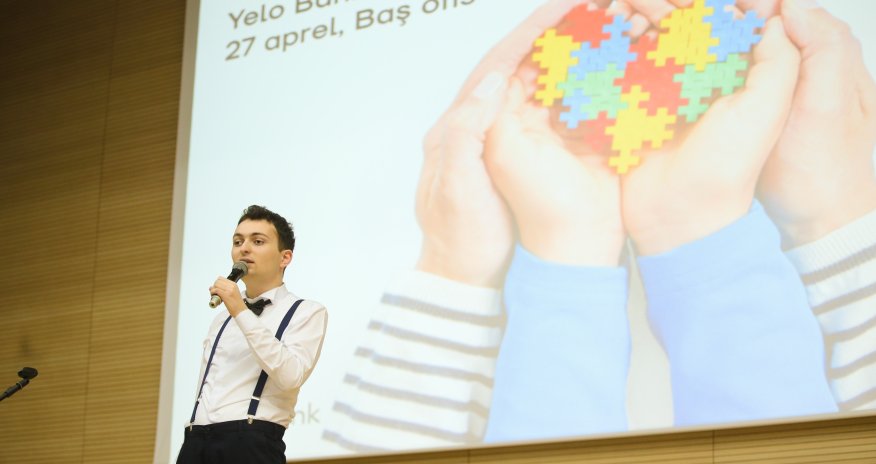 В Yelo Bank был организован день аутизма - FOTOLAR
