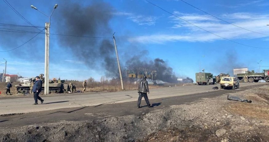 Ukrayna hərbçiləri Xarkovda strateji kəndi azad ediblər