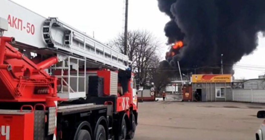 Rusiya Müdafiə Nazirliyinin obyektinin ərazisində yanğın oldu