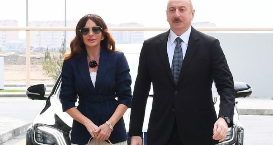 Prezident və xanımı açılışda iştirak edib