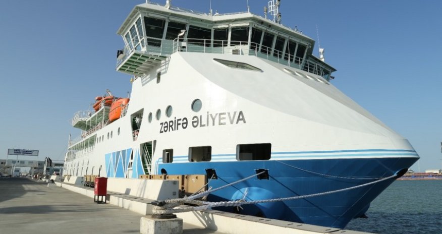 Ro-Pax-type ferry vessel “Zarifa Aliyeva” sets sail for its maiden voyage