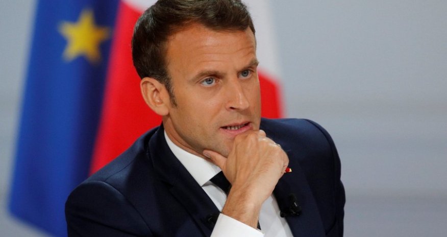 Makron yenidən Prezident andı içib