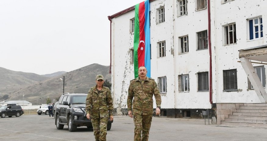 Prezident və birinci xanım Füzuliyə səfər ediblər