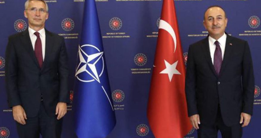 Çavuşoğlu NATO-nun baş katibi ilə danışdı