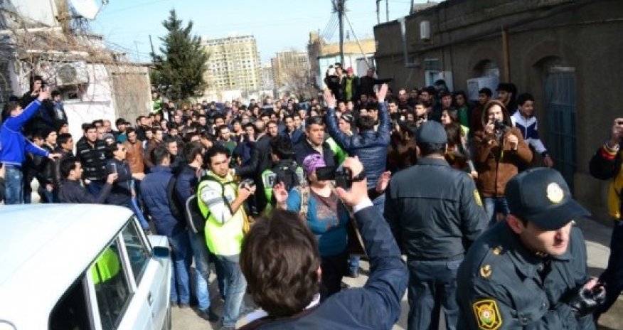 Bakıda aksiya keçirilir - CANLI