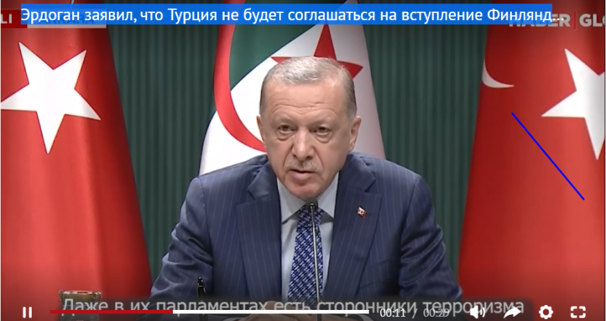 Ərdoğan yenə  NATO-nun genişlənməsinə  qarşı çıxıb