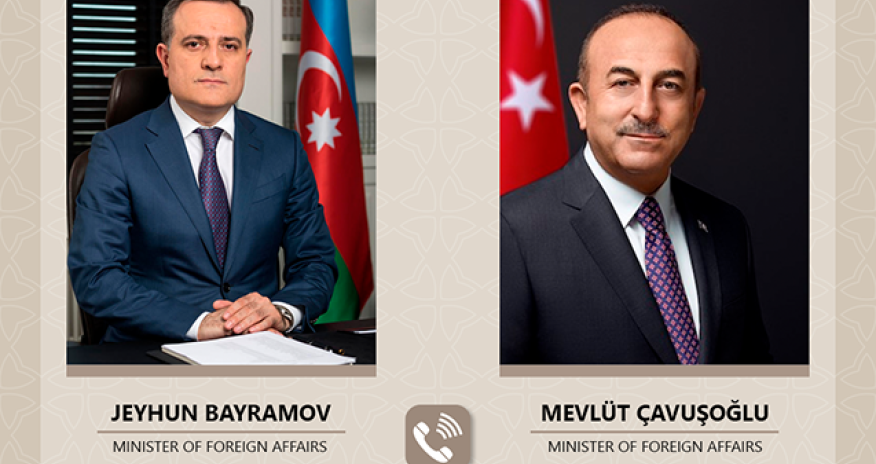 Ceyhun Bayramovla Çavuşoğlunun telefon danışığı oldu