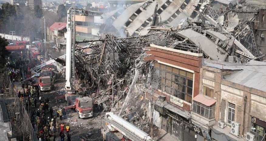 İranda binanın çökməsi nəticəsində ölənlərin sayı 6-ya çatdı