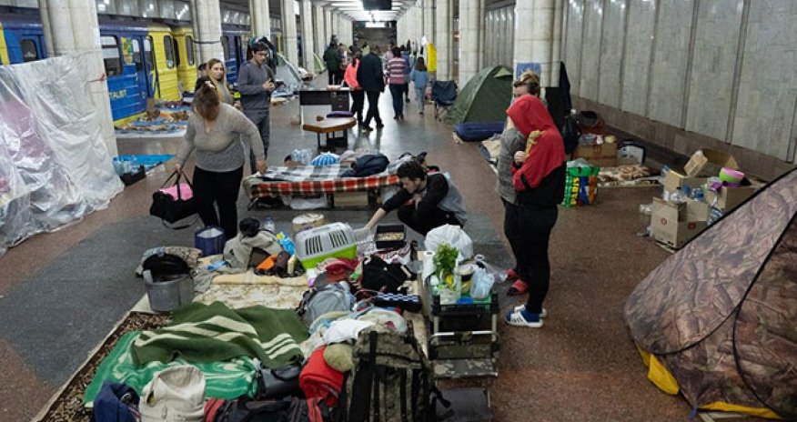 Xarkov metrosunun fəaliyyəti bərpa olunub