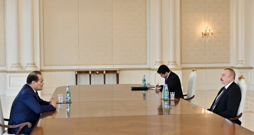 İlham Əliyev Türk Dövlətləri Təşkilatının Baş katibini qəbul edib