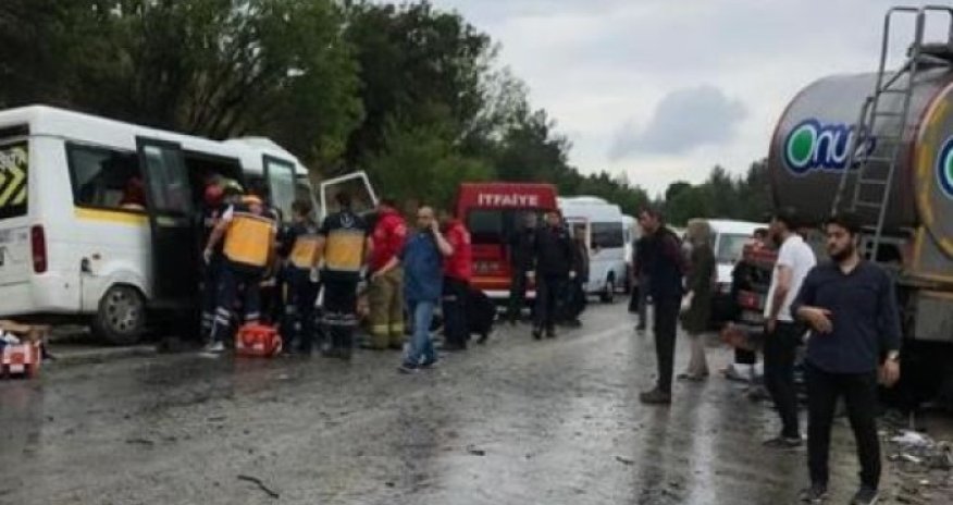 Türkiyədə ağır qəza - 6 nəfər öldü