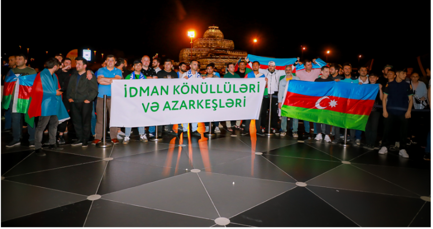 Azərbaycan millisi Bakıda belə qarşılandı - FOTO