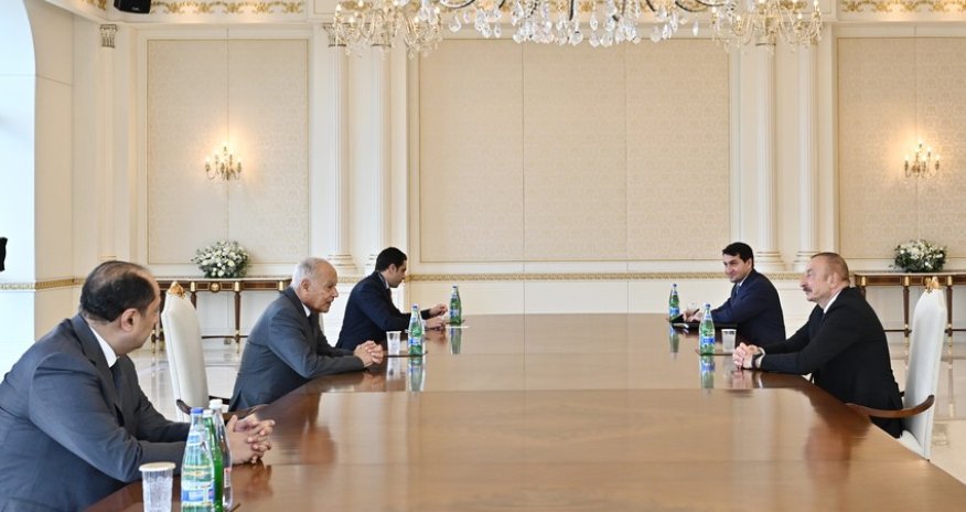 Prezident İlham Əliyev Ərəb Liqasının Baş katibini qəbul edib - YENİLƏNİB