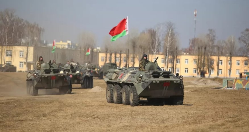 Belarus Ukrayna ilə sərhədə 4 minlik qoşun toplayıb