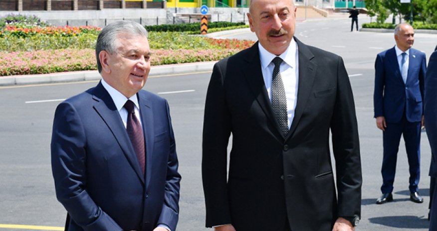 Azərbaycan və Özbəkistan Prezidentləri ağac əkdilər