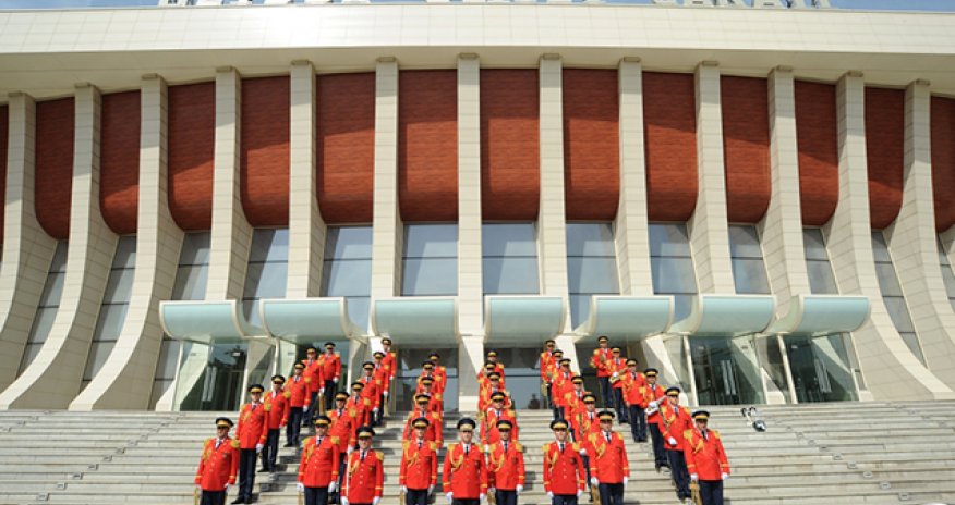 Bakıda hərbi orkestrlərin nümunəvi çıxışları başladı - Video