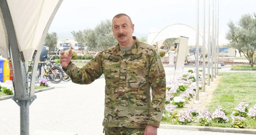 İlham Əliyevə Kəlbəcərin baş planı təqdim edildi