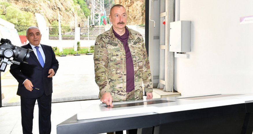 İlham Əliyev Kəlbəcərdə - FOTOLAR