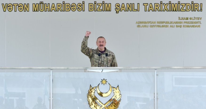 We brought enemy to its knees, forced it to wave white flag and leave Kalbajar: Ilham Aliyev