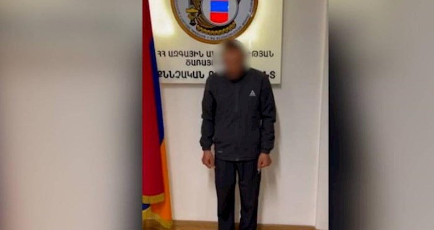 Erməni hərbçi dövlətə xəyanət ittihamı ilə həbs edildi - Video