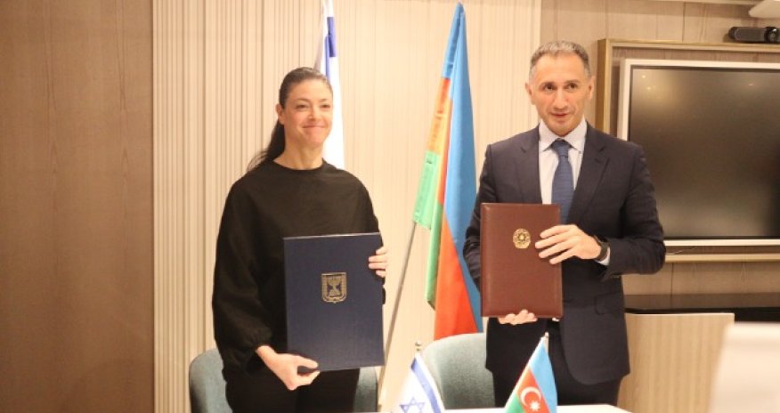 Azərbaycanla İsrail arasında yeni saziş imzalandı- FOTO