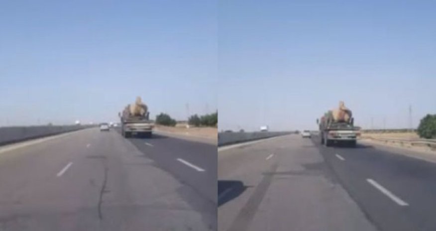 İran hökuməti ölkənin qərbinə ağır texnika və silahlar yeridir - VİDEO