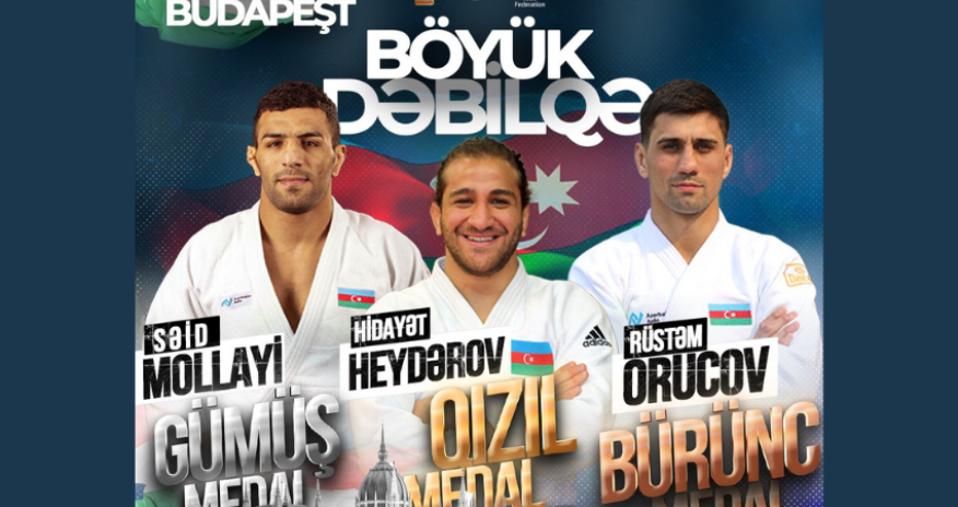 Azərbaycan cüdoçuları Böyük Dəbilqəni 3 medalla başa vurub