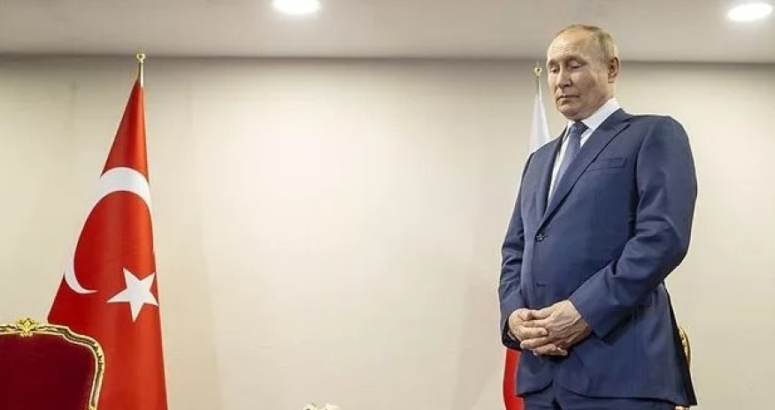 Ərdoğan Putini görüş öncəsi belə gözlədi - VİDEO