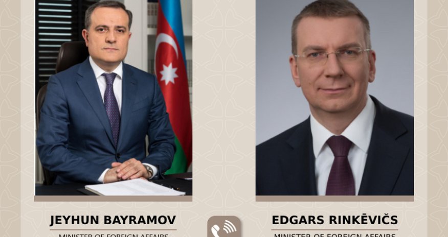 Azerbaijani, Latvian FMs talk over phone