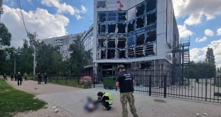 Xarkovda bazarda atışma olub,ölənlər var - VİDEO