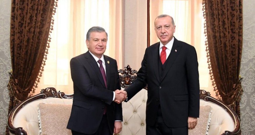 Ərdoğanla Mirziyoyev arasında telefon danışığı olub