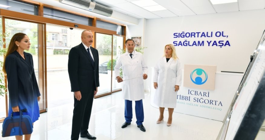 Prezident və Mehriban Əliyeva bu doğum evində oldular