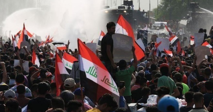 Bağdadda etiraz aksiyaları zamanı 125 nəfər xəsarət alıb