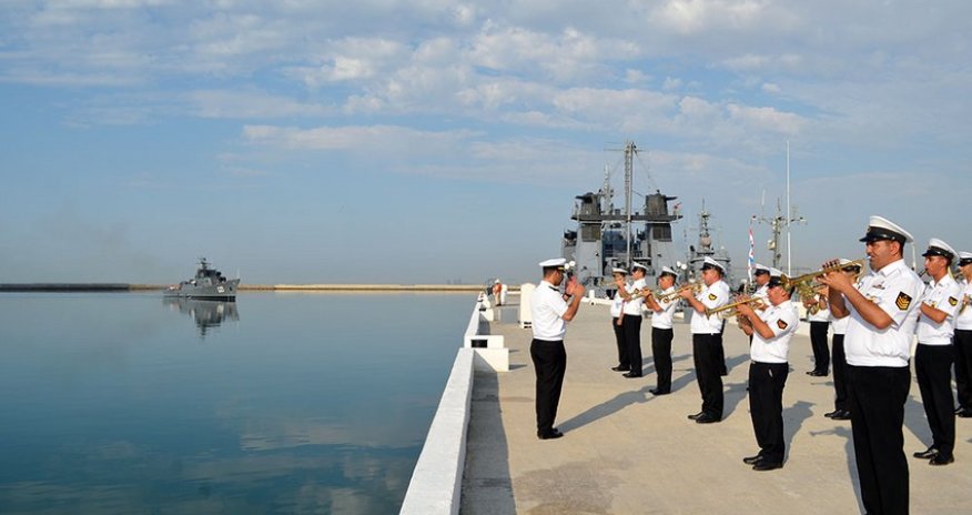Ships of Azerbaijani Naval Forces return from Russia